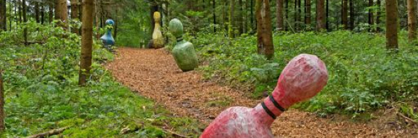 Der Kegler im Uezwiler Wald